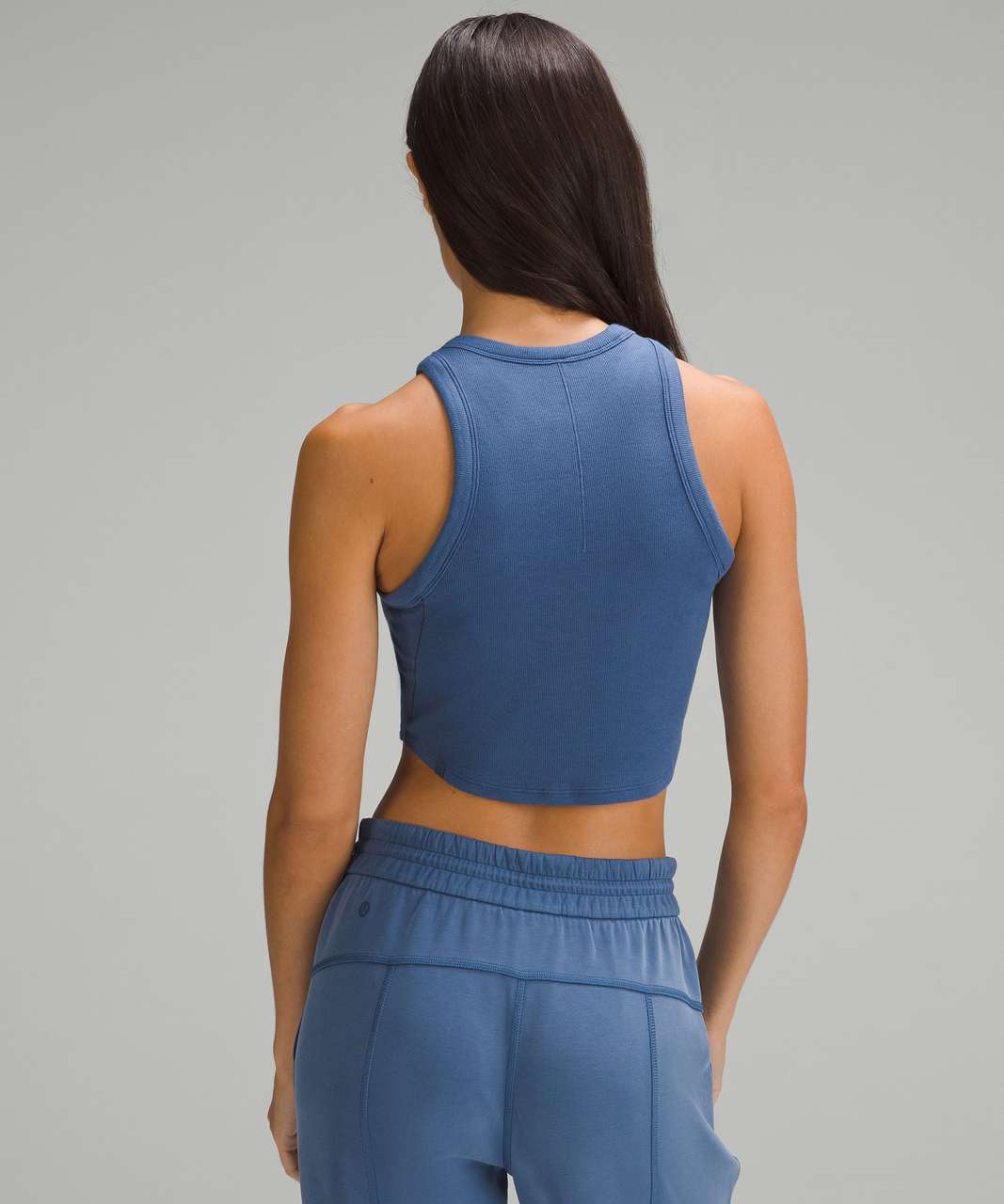 Lululemon Hold Tight Cropped Tank Top - Pitch Blue