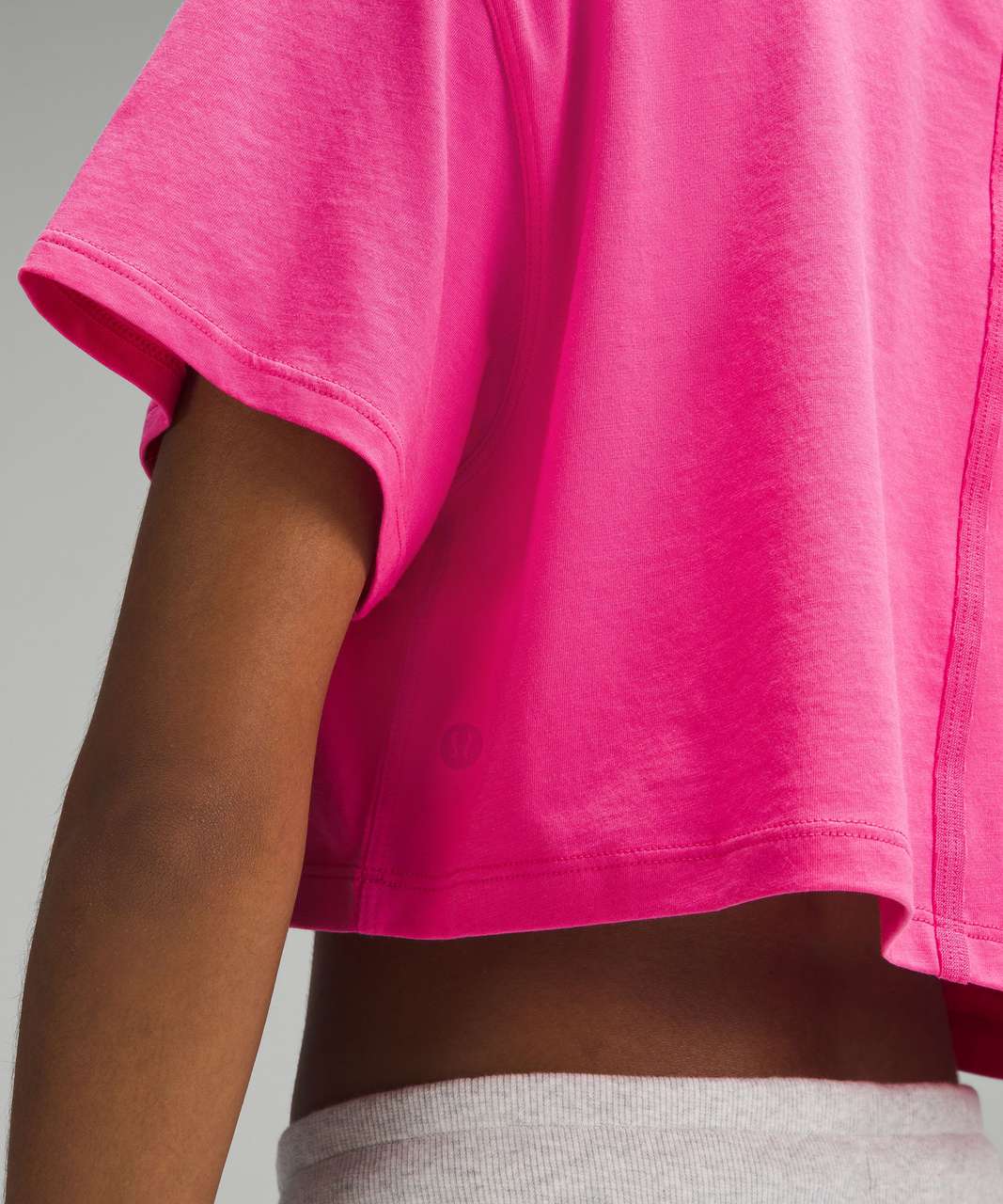 Lululemon All Yours Cropped T-Shirt - Sonic Pink