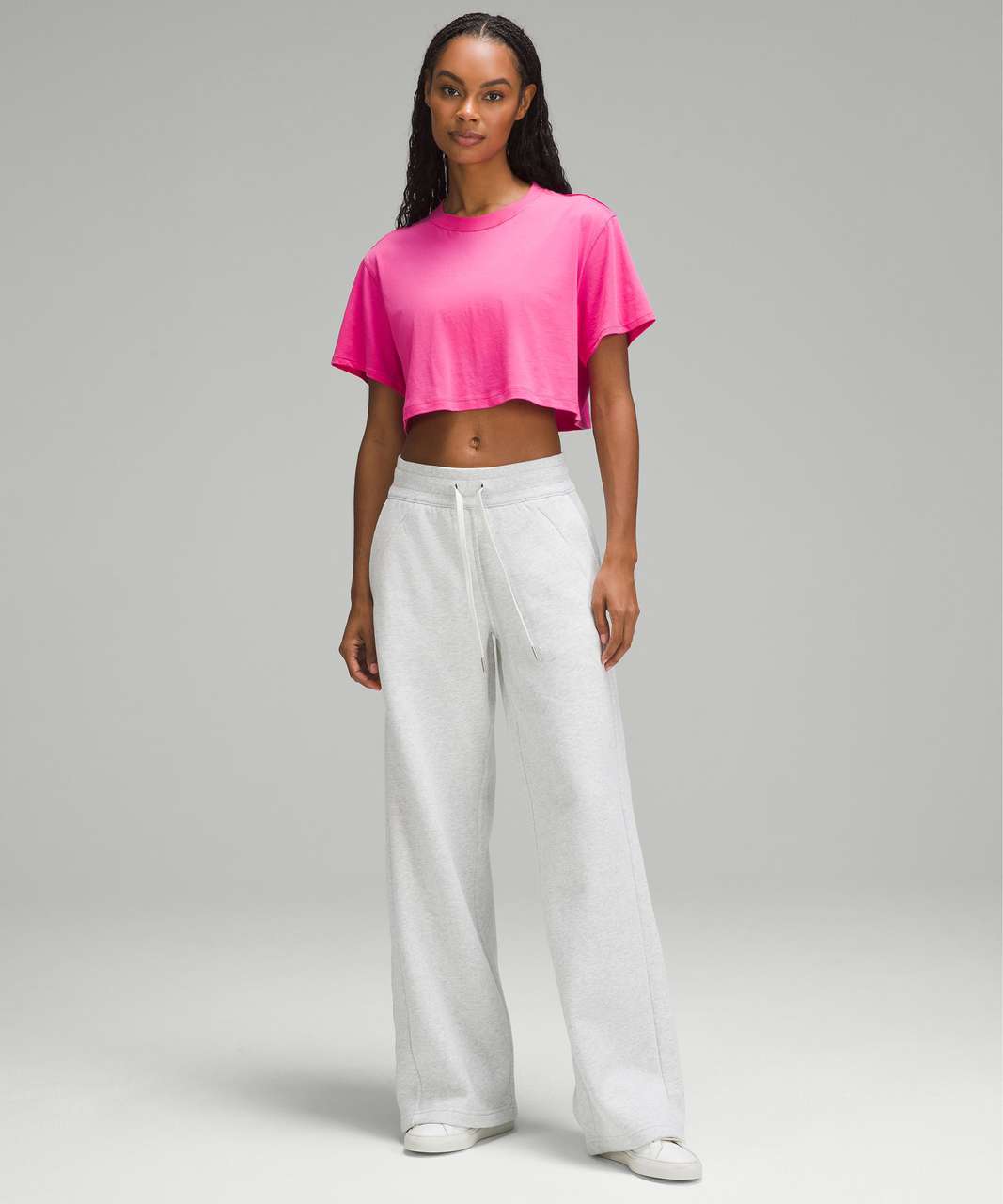 Lululemon All Yours Cropped T-Shirt - Sonic Pink