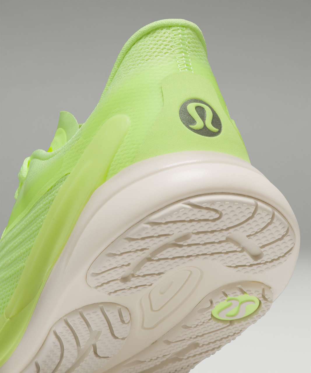 Lululemon Blissfeel Womens Running Shoe - Rosemary Green / Purple Highlight  / White - lulu fanatics