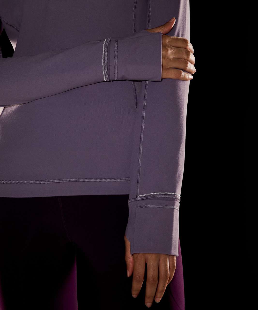 Lululemon Its Rulu Run Half Zip - Purple Ash