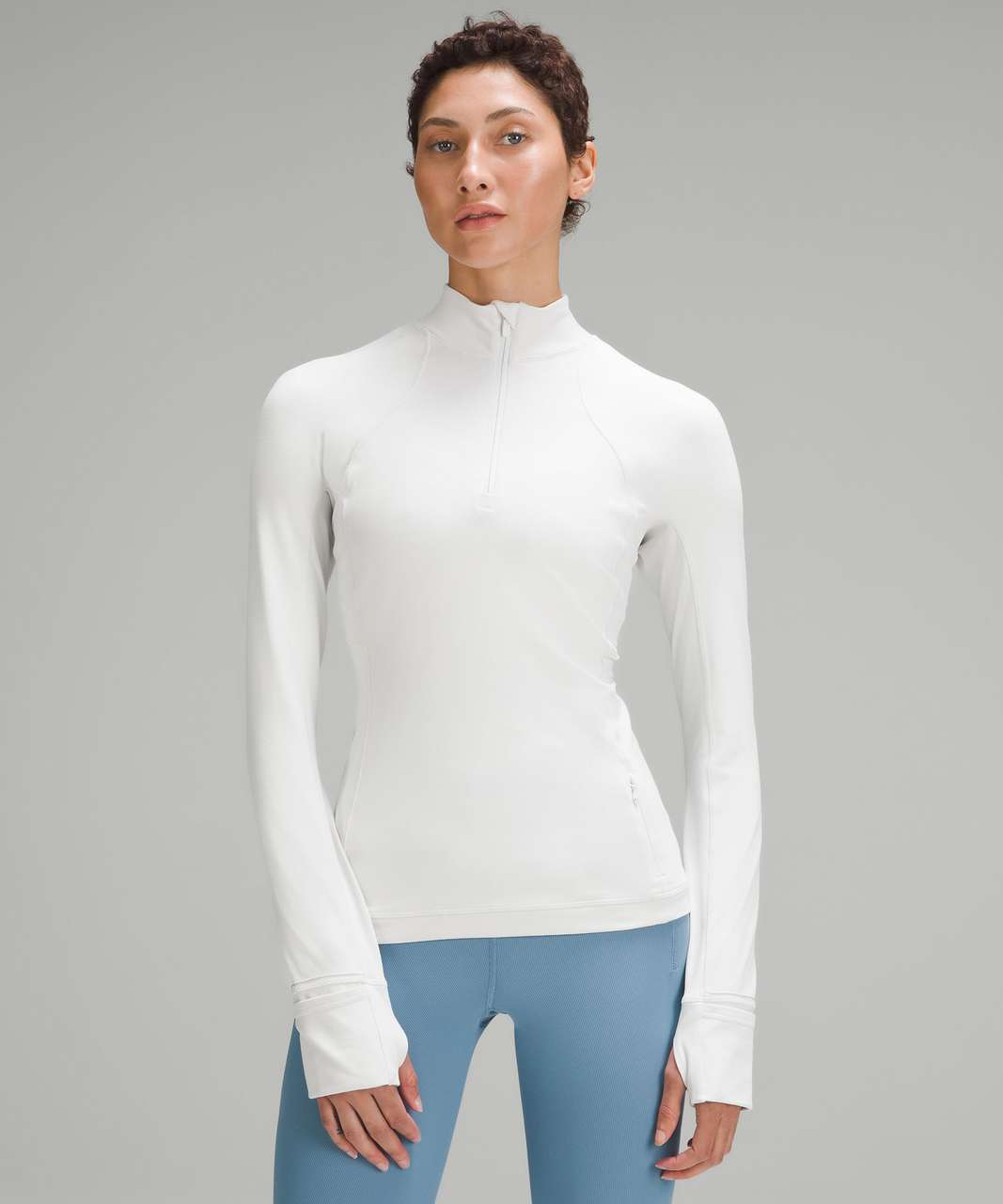 Lululemon Its Rulu Run Half Zip - Light Vapor (First Release)