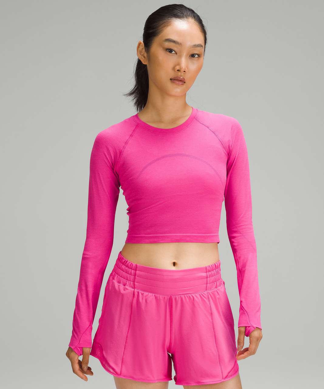 Lululemon Swiftly Tech Short Sleeve Shirt 2.0 *Race Length - Sonic Pink /  Sonic Pink - lulu fanatics