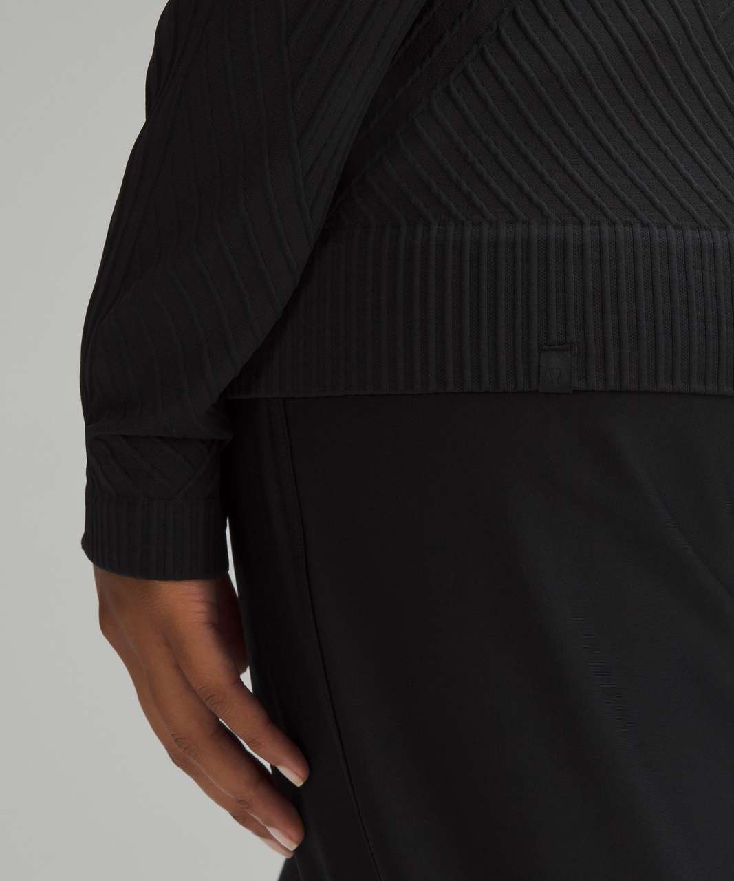 Lululemon Rest Less Pullover - Aerial Current Black / Black