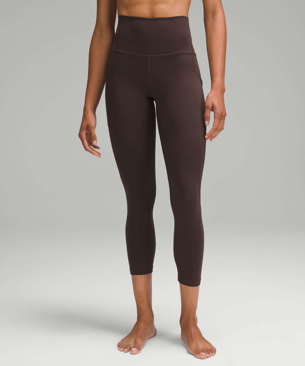 Lululemon Align High-Rise Crop with Pockets 23" - Espresso