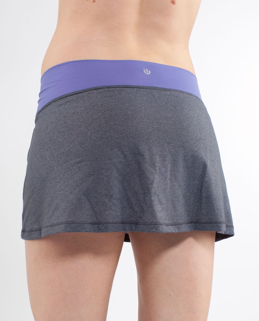 Lululemon Hot 'N Sweaty Skirt - Coal /  Persian Purple