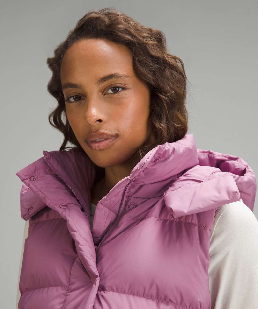 Track Wunder Puff Cropped Vest - velvet dust - 8 at Lululemon