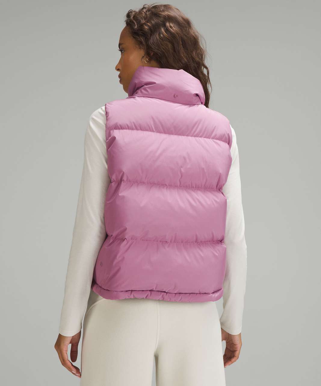 Lululemon Wunder Puff Cropped Vest - Velvet Dust - lulu fanatics