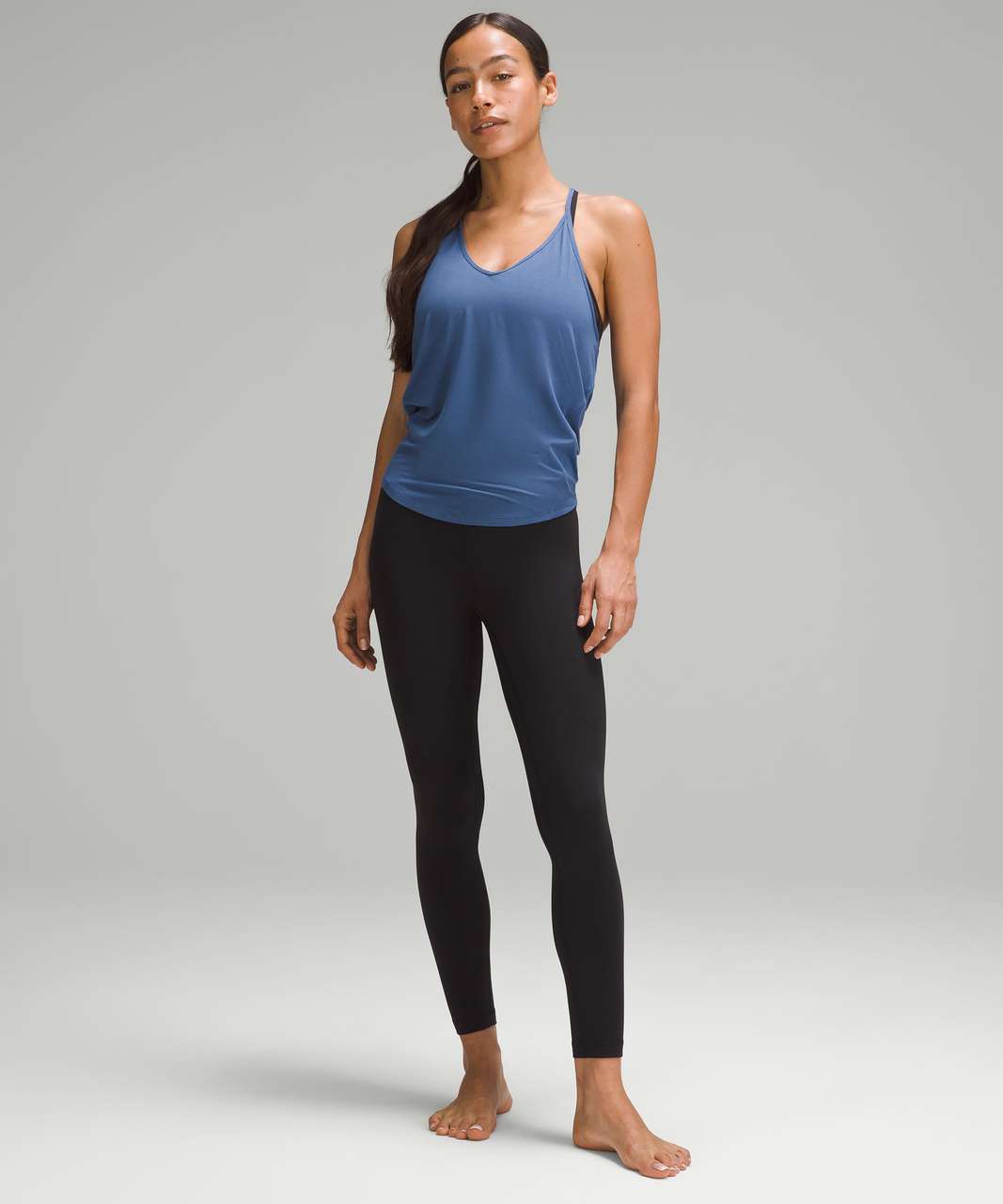 NWT Lululemon Ribbed Modal Silk Twist-Back Yoga Tank-Sz 4