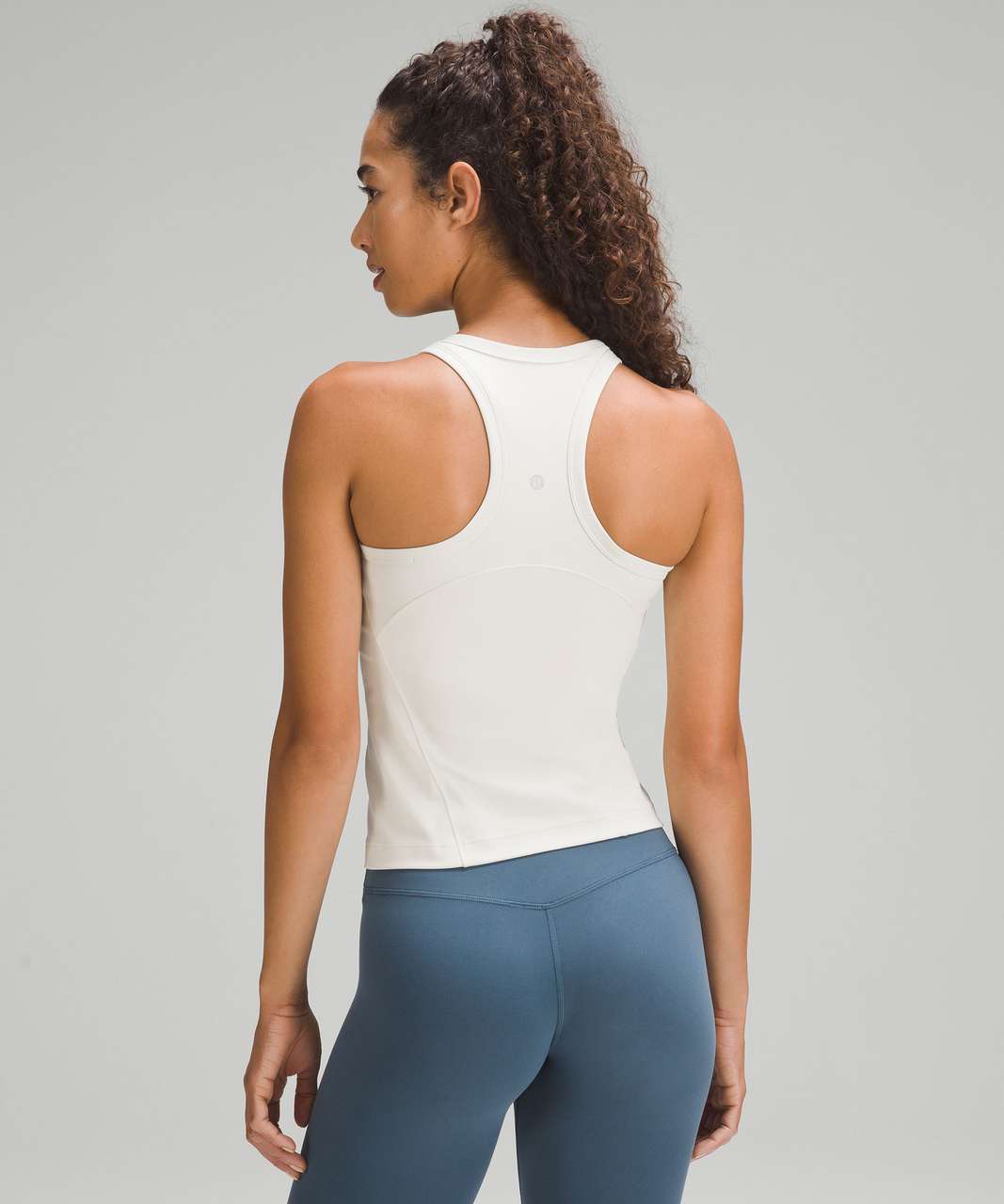 Lululemon Align Waist Length Tank Top Size 10 Bone Off White NWT