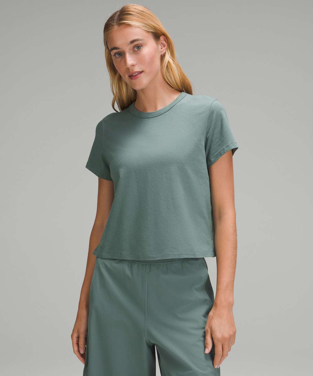 Lululemon Classic-Fit Cotton-Blend T-Shirt - Medium Forest