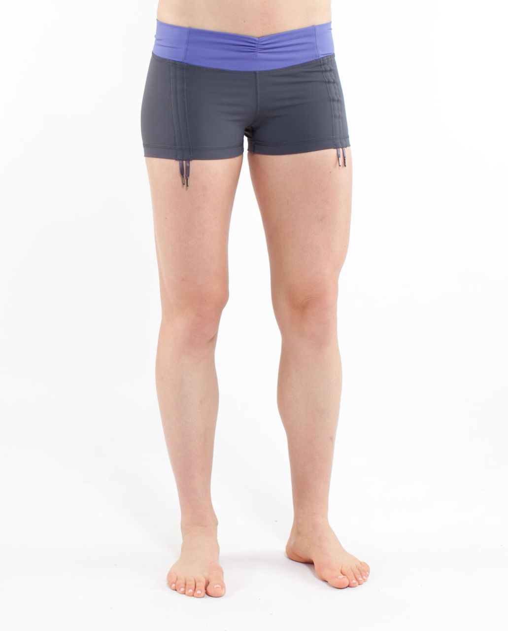 Lululemon Hot 'N Sweaty Short - Coal /  Persian Purple