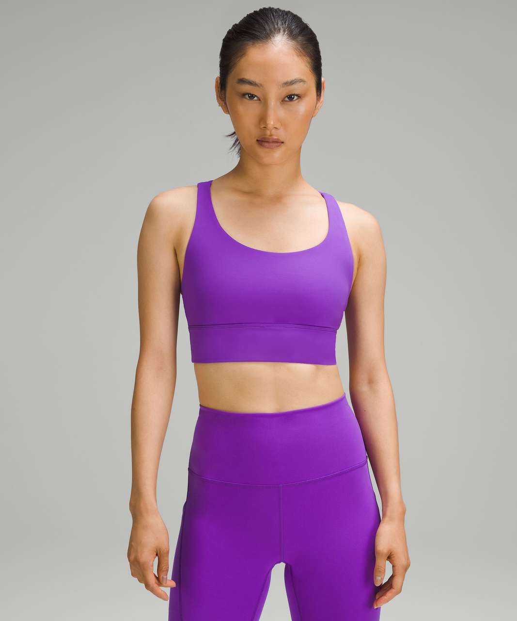 Lululemon Energy Bra W2AAES Women's Purple Strappy Size 10 Sports Bra -  Article Consignment