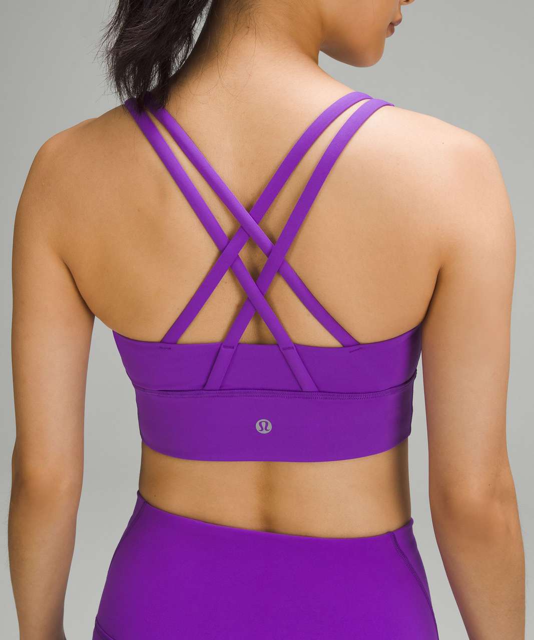 Lululemon Energy Bra Medium Support Top - Purple Deep Luxe, 2 - $40 - From  Restyle