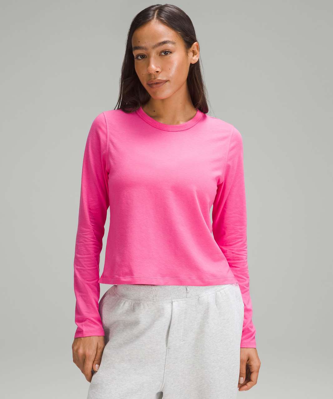 Lululemon La Tight-to-body Ruched Long Sleeve Shirt - Pink