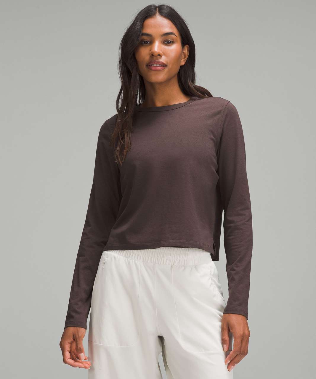 Lululemon Classic-Fit Cotton-Blend Long-Sleeve Shirt - Espresso