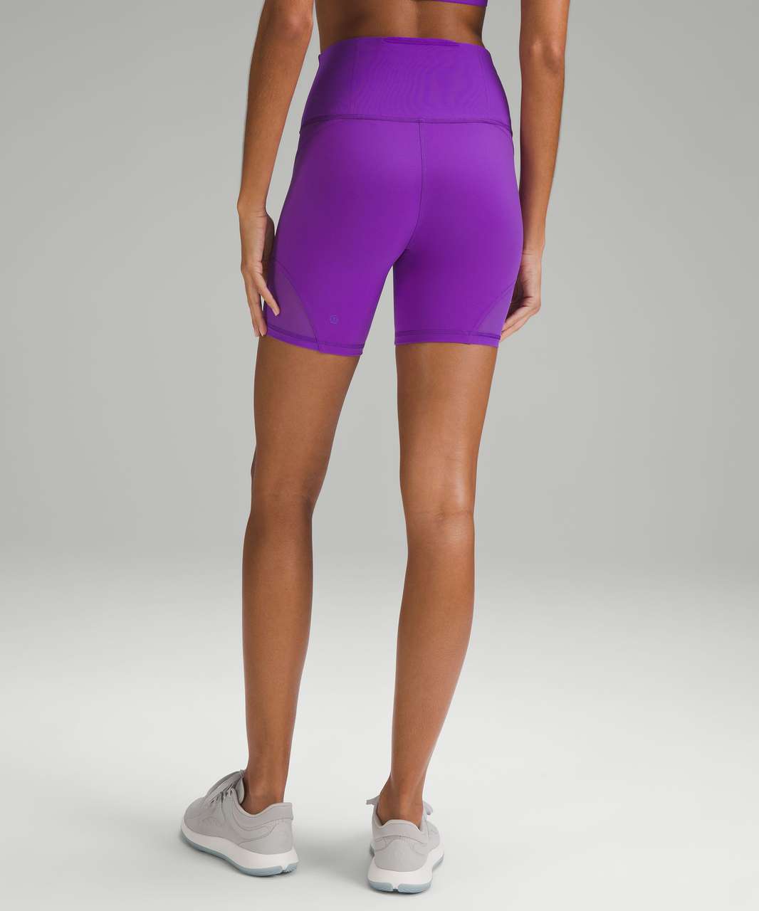 Lululemon Wunder Train Mesh Panel High-Rise Short 6" - Atomic Purple