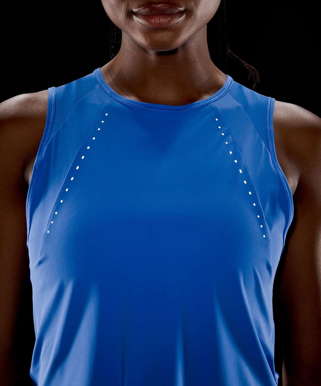 Lululemon Sculpt Cropped Tank Top - Pipe Dream Blue