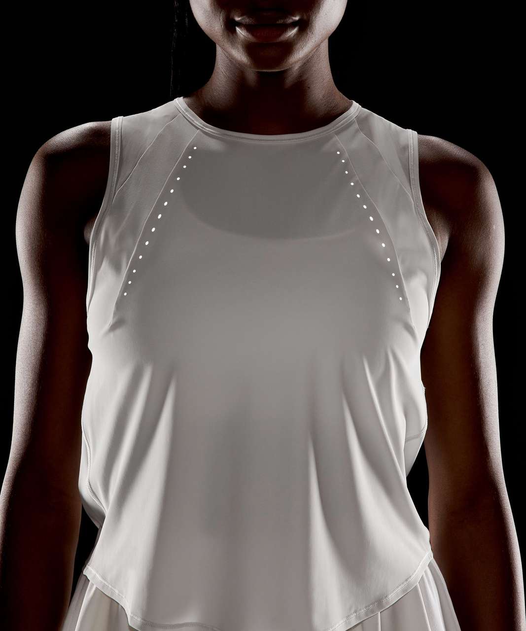 Lululemon Sculpt Cropped Tank Top - Light Vapor