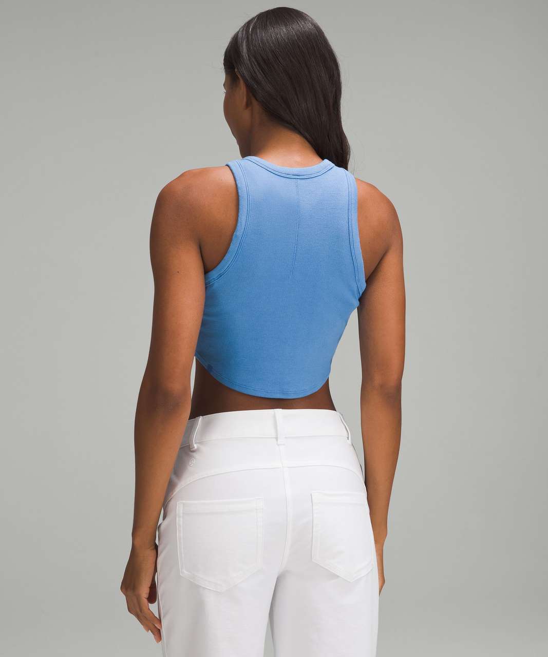 Lululemon Hold Tight Cropped Tank Top - Blue Nile