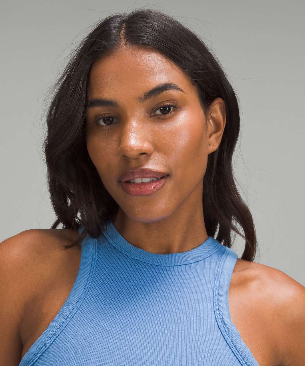 Lululemon Hold Tight Cropped Tank Top - Blue Nile