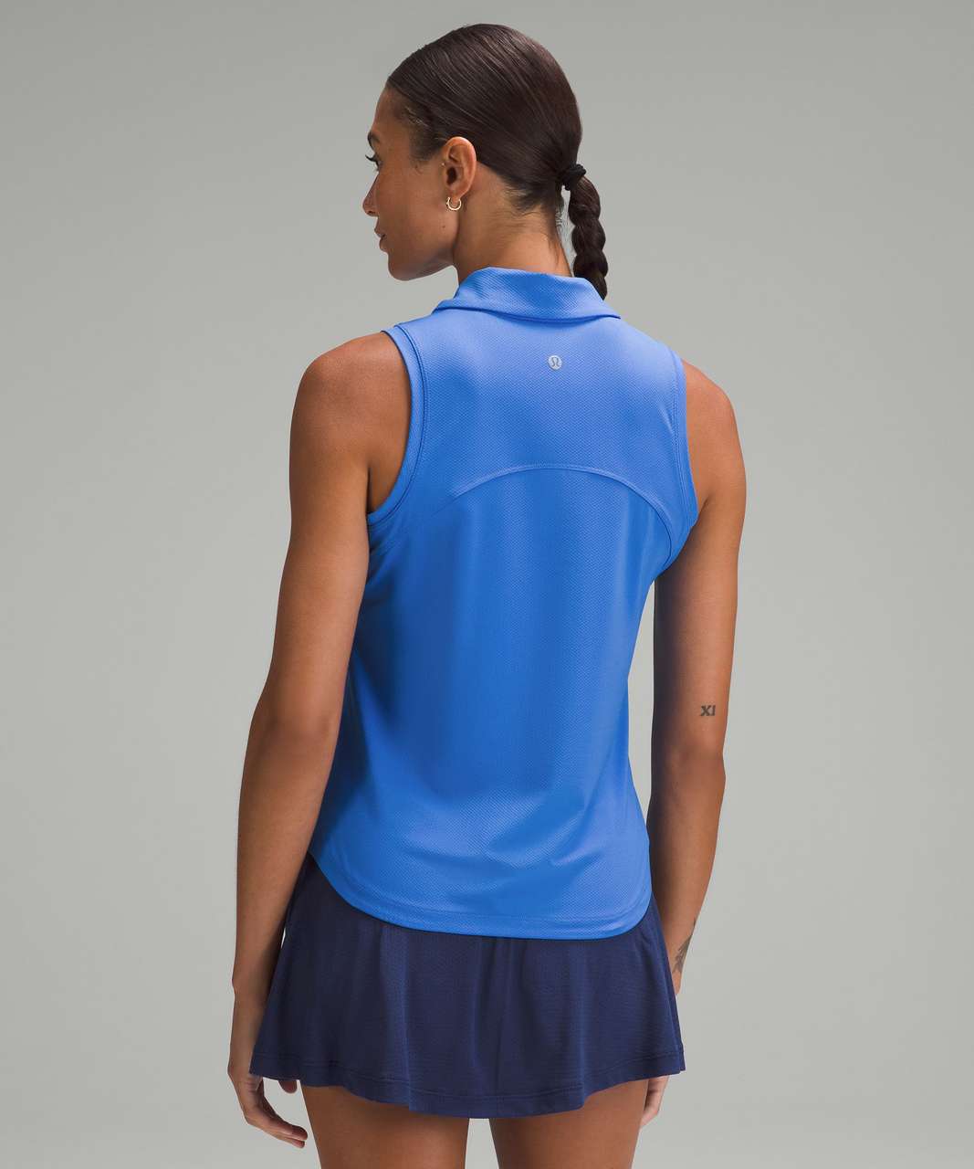 Lululemon Quick-Dry Sleeveless Polo Shirt - Pipe Dream Blue