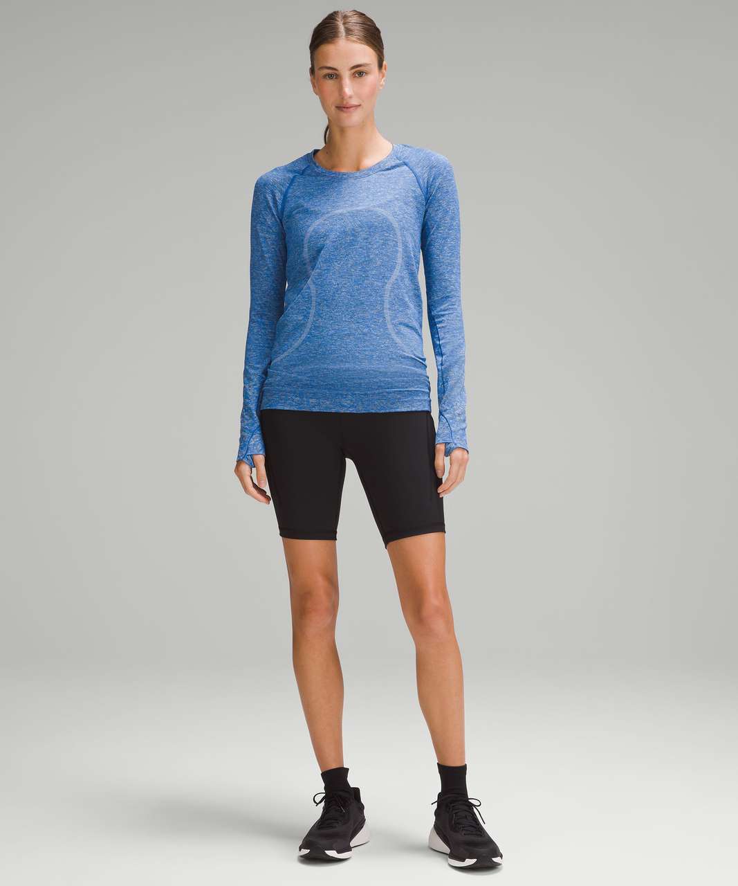 Lululemon Swiftly Tech Long Sleeve 2.0 - Contour Form Pipe Dream Blue