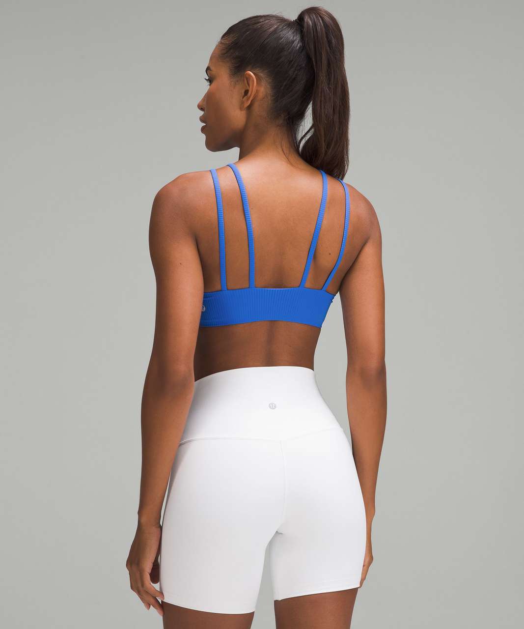 Lululemon Free To Be Bra - Pipe Dream Blue - lulu fanatics