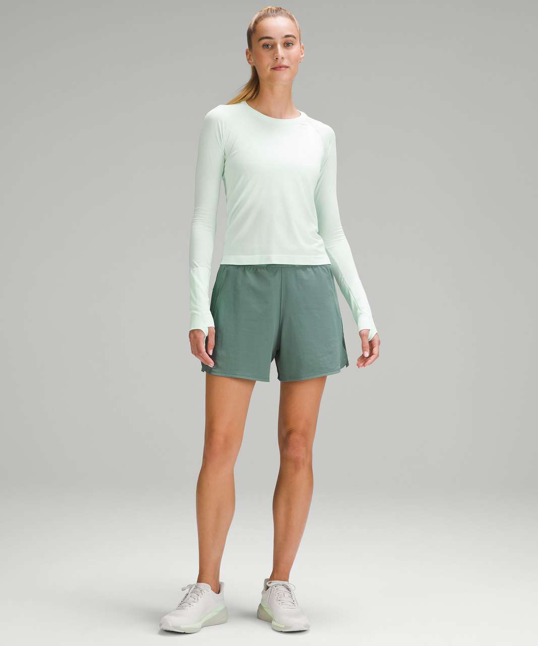 Lululemon Swiftly Tech Long-Sleeve Shirt 2.0 *Race Length - Mint Moment / Mint Moment