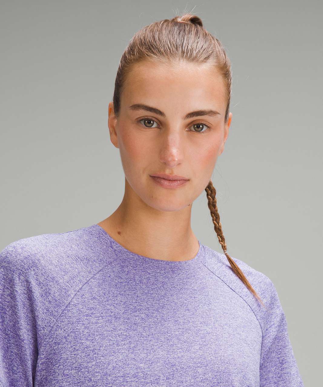 Lululemon License to Train Classic-Fit T-Shirt - Heathered Petrol Purple