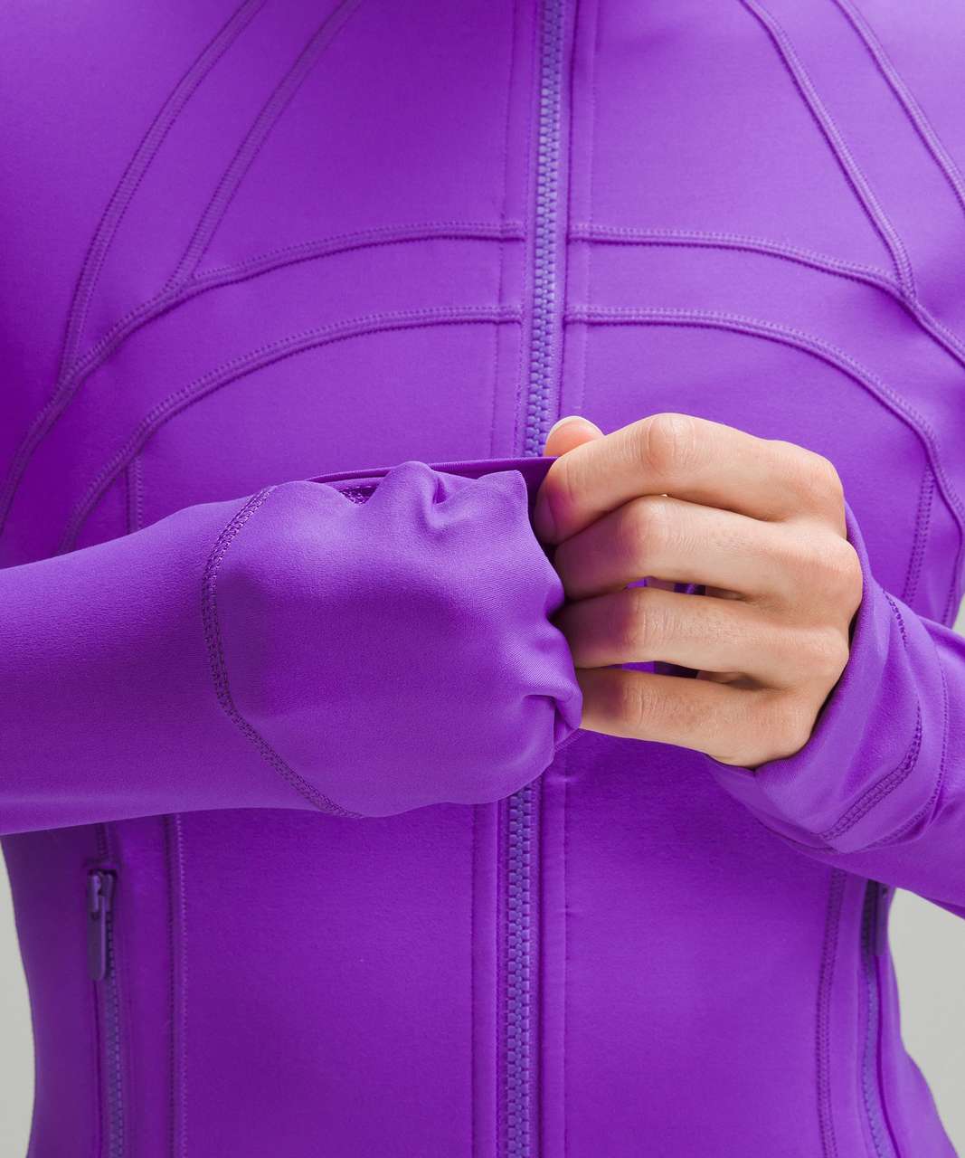 Lululemon Ribbed Nulu Cropped Define Jacket - Faint Lavender
