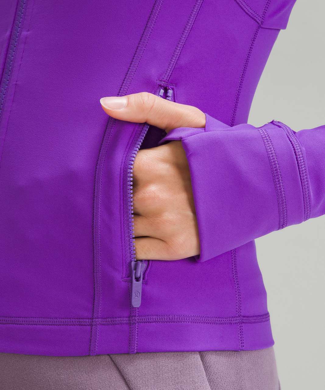 Lululemon Ribbed Nulu Cropped Define Jacket - Faint Lavender