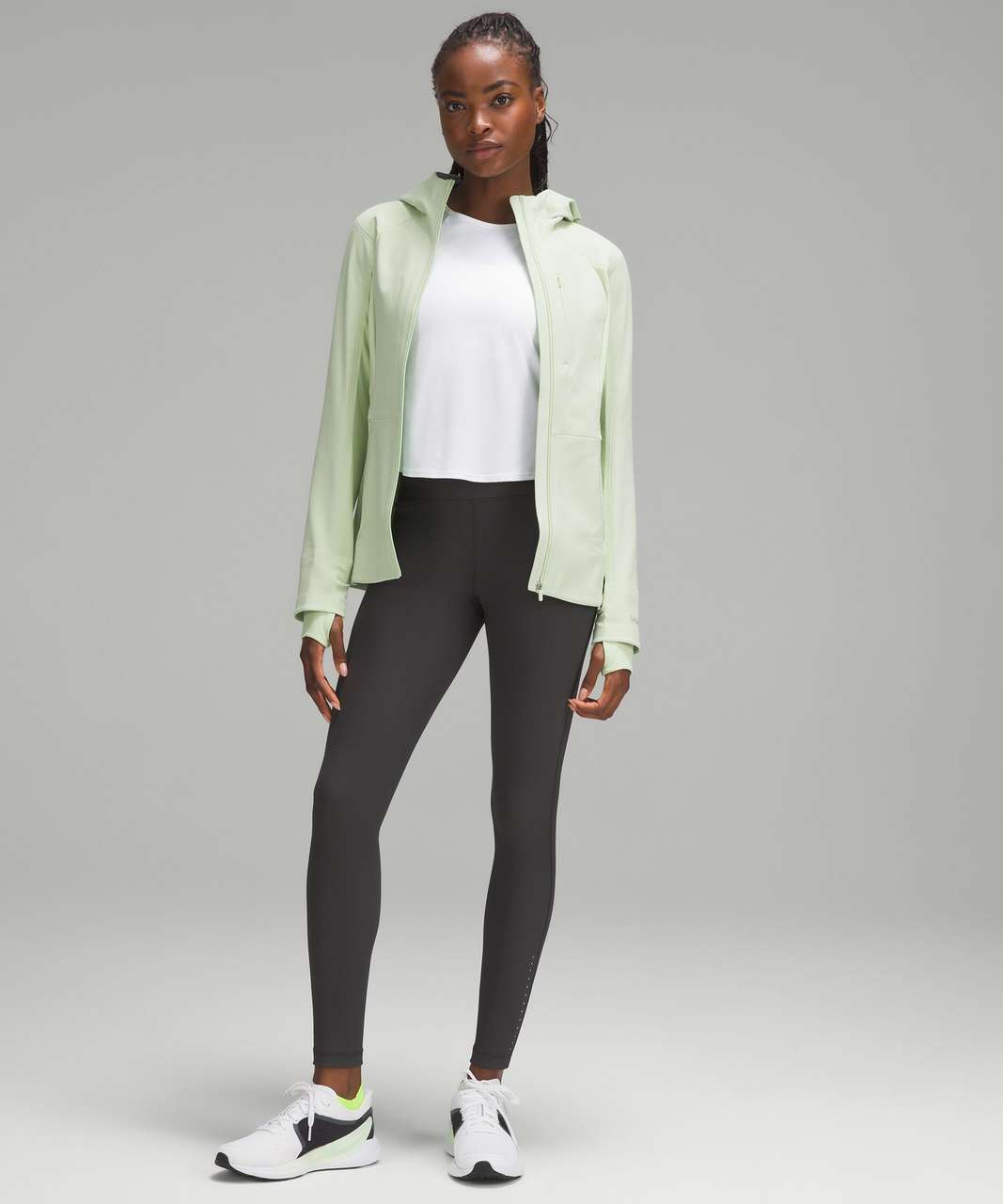 Lululemon Cross Chill Jacket *RepelShell - Creamy Mint - lulu fanatics