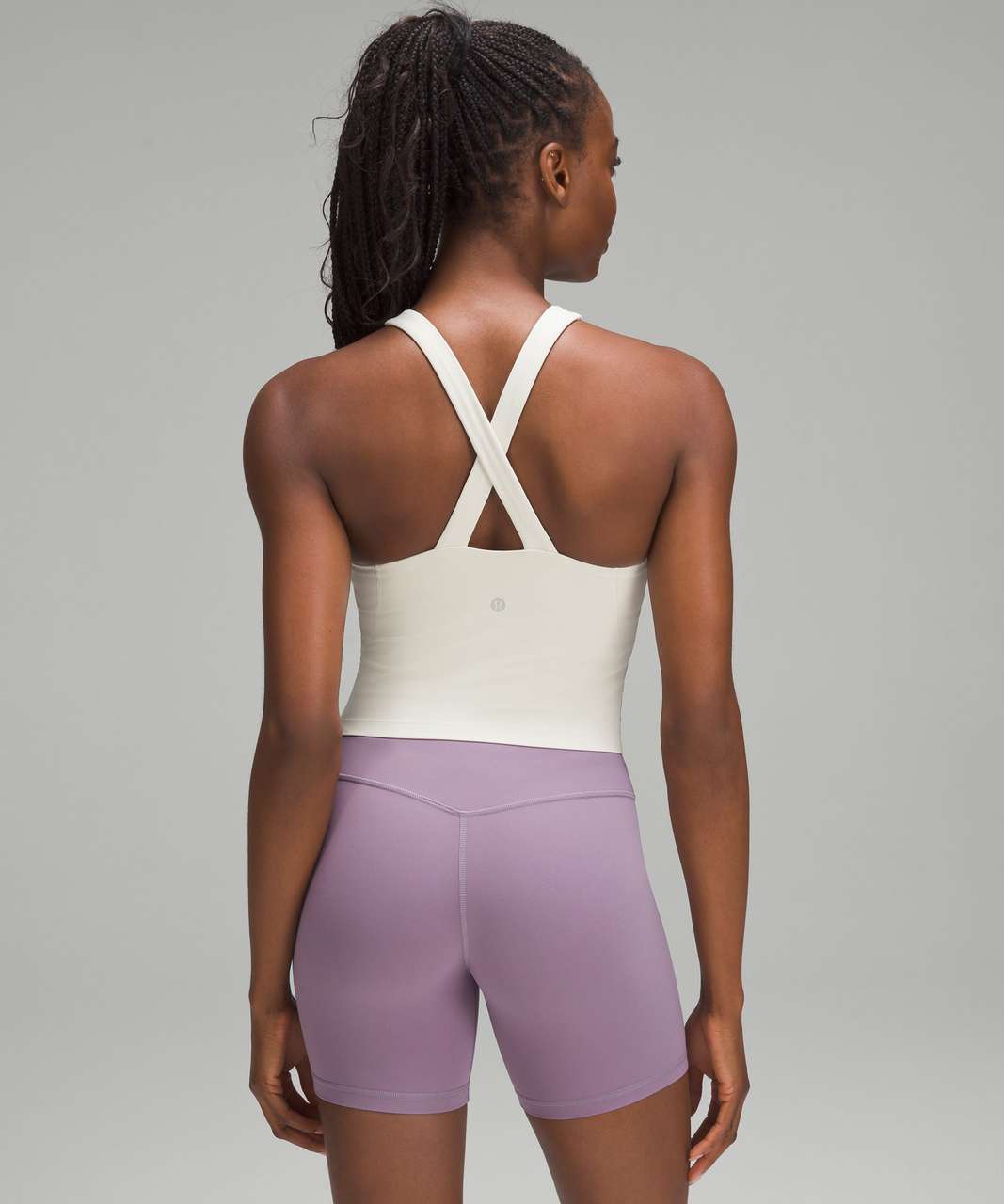 Lululemon Align Keyhole Halter Tank Top - Bone - lulu fanatics