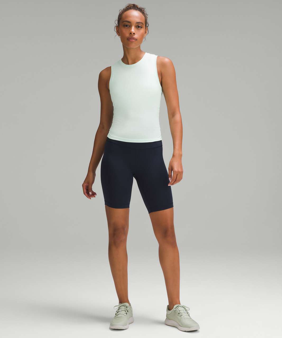 Lululemon License to Train Tight-Fit Tank Top - Heathered Mint Moment -  lulu fanatics