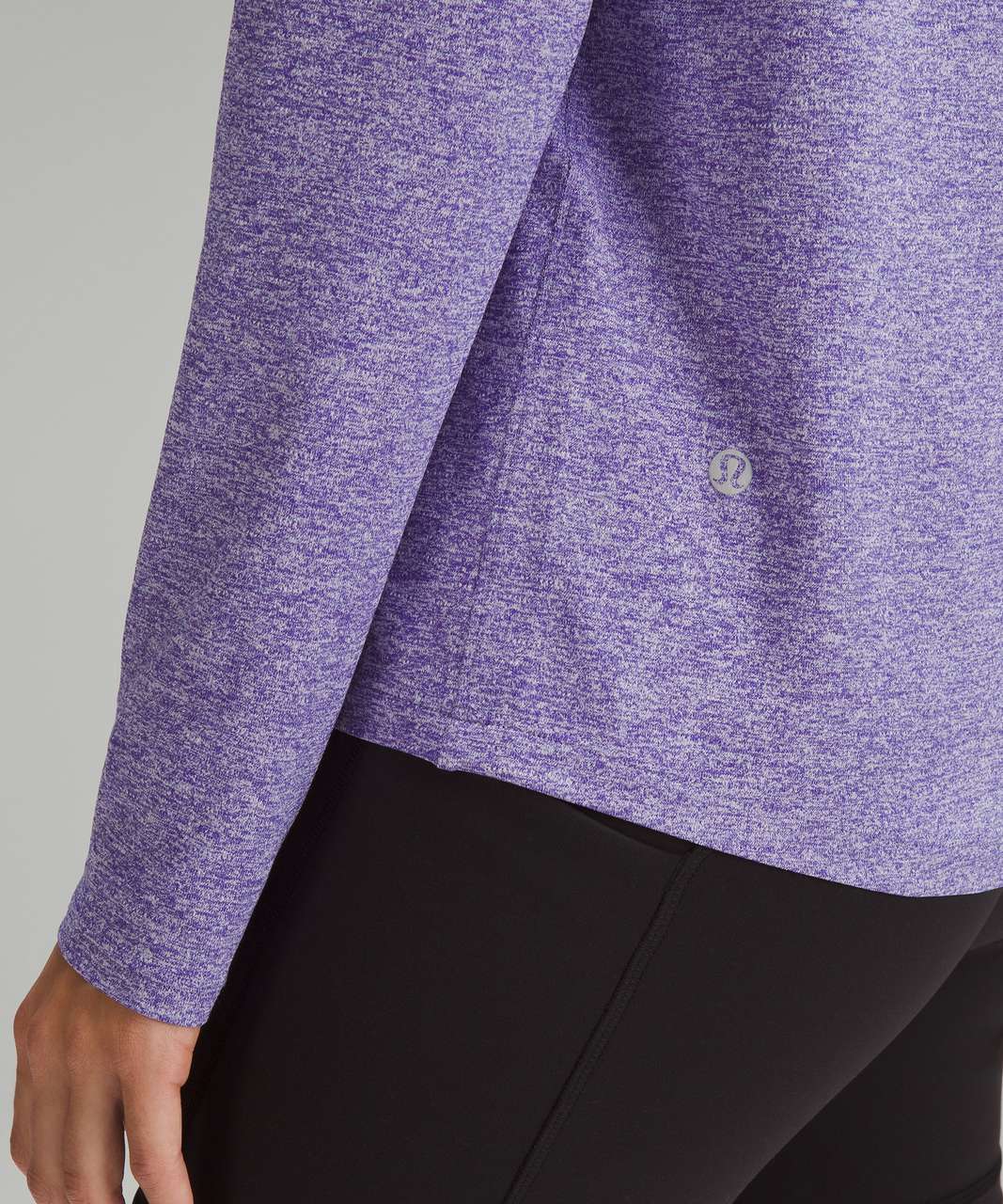 Lululemon Logo Elastic Everlux Training Long-Sleeve Shirt - Black - lulu  fanatics