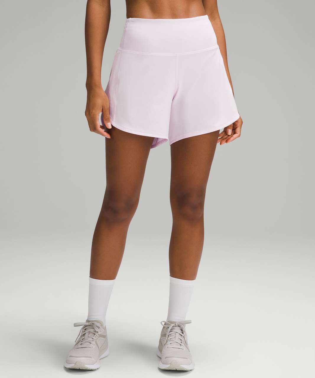 Lululemon Speed Up Short *Long 4 - White - lulu fanatics