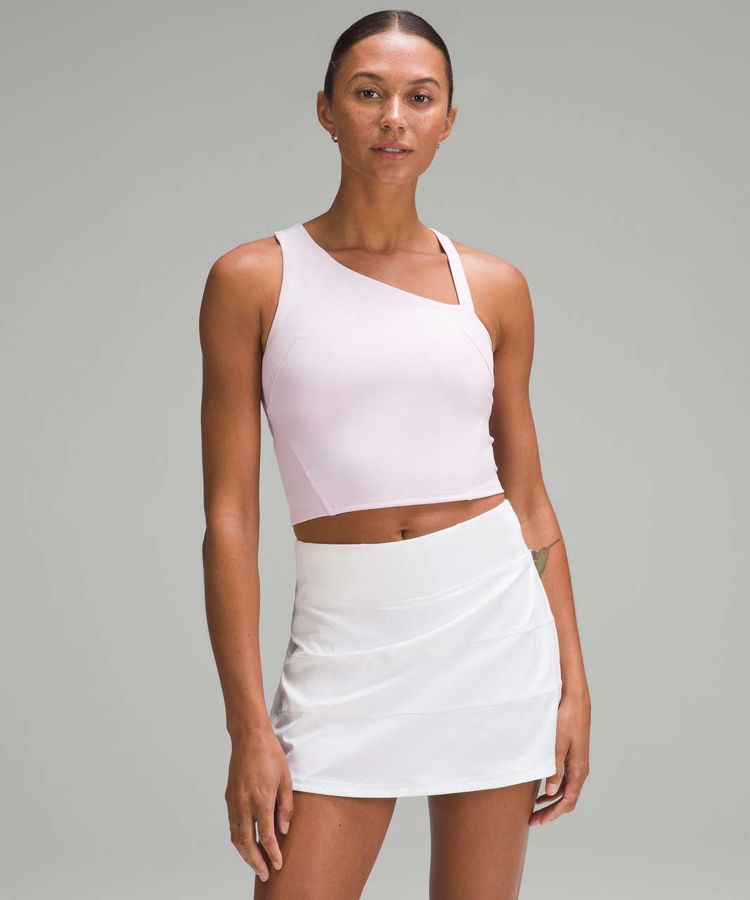 Lululemon Everlux Asymmetrical Tennis Tank Top - Meadowsweet Pink