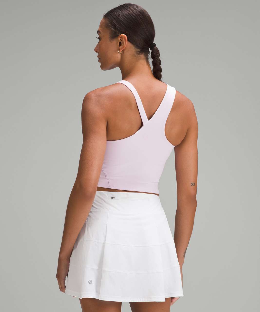 Lululemon Everlux Asymmetrical Tennis Tank Top - Meadowsweet Pink