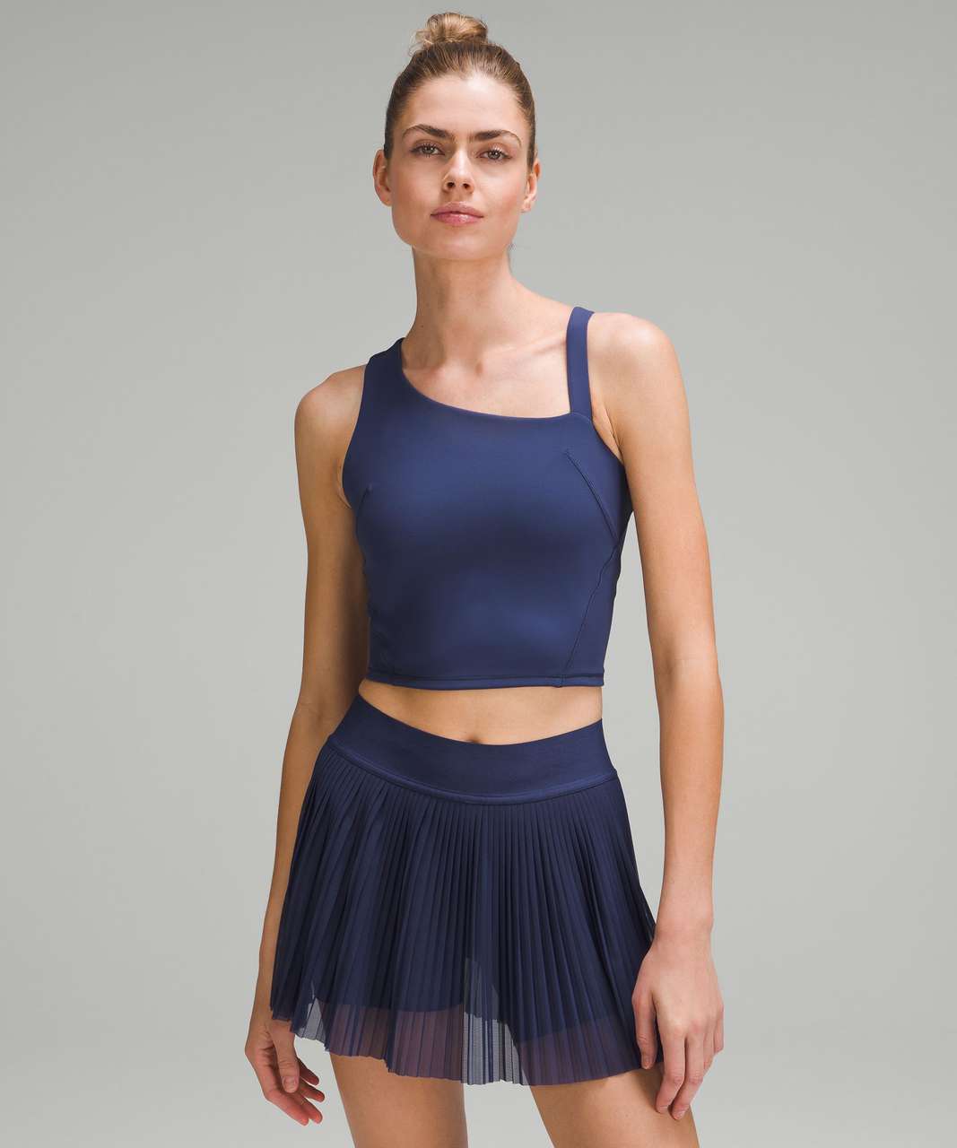 Lululemon Everlux Asymmetrical Tennis Tank Top - Night Sea