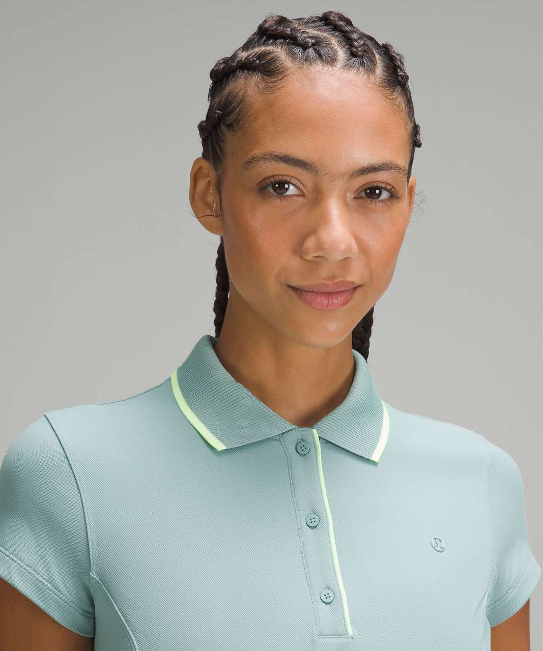 Lululemon Short-Sleeve Polo Dress - Rip Tide / Faded Zap