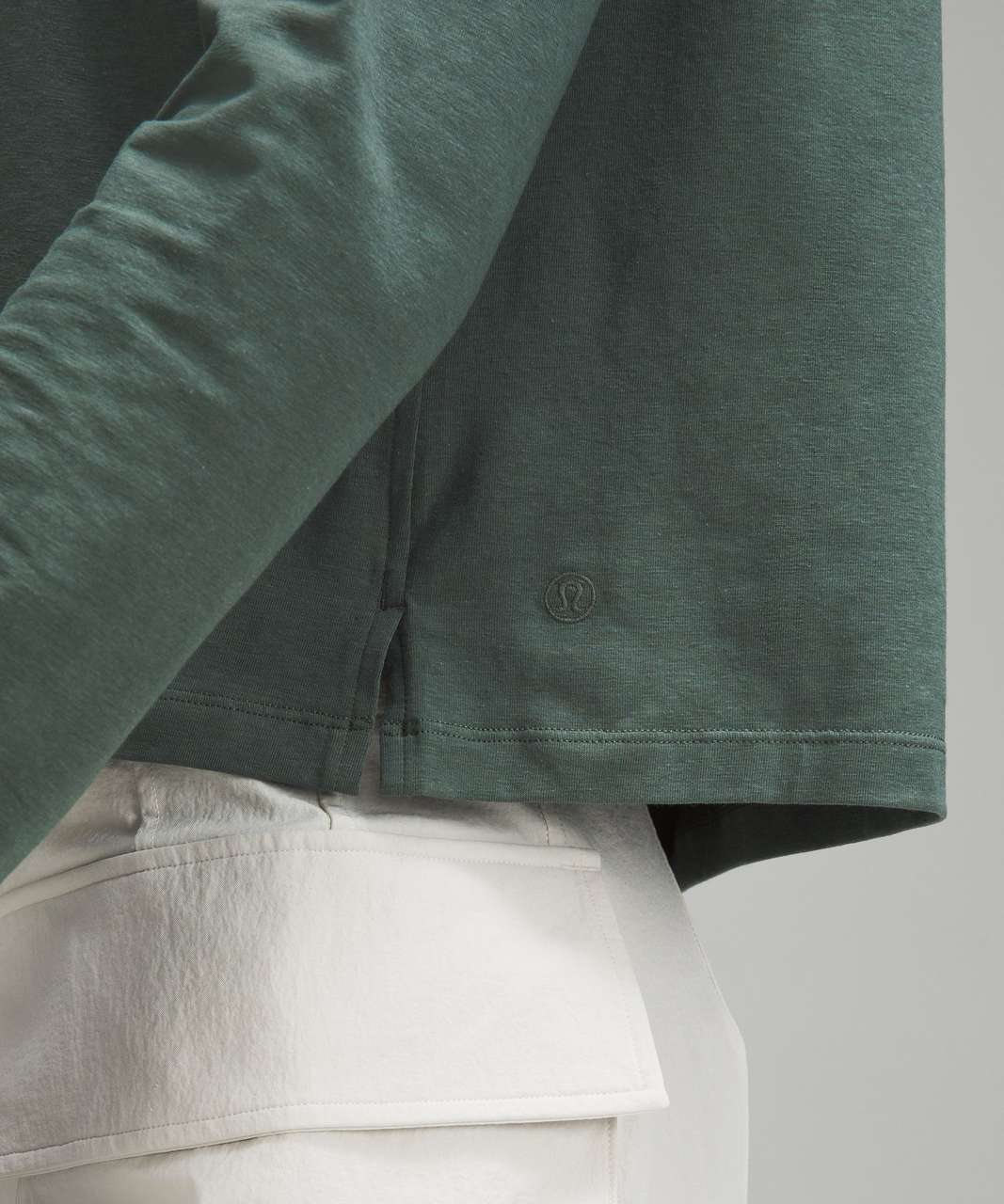 Lululemon Classic-Fit Cotton-Blend Long Sleeve Shirt - Dark Forest