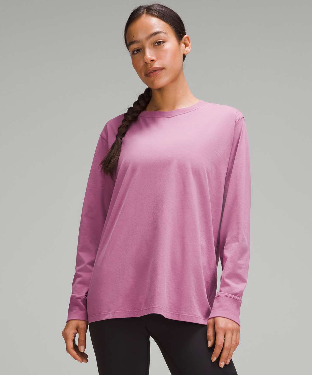 Lululemon All Yours Cotton T-Shirt - Velvet Dust (First Release) - lulu  fanatics