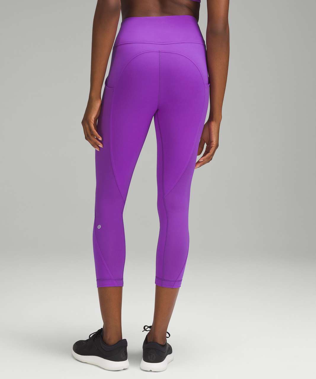 Lululemon All the Right Places High-Rise Drawcord Waist Crop 23” - Atomic Purple