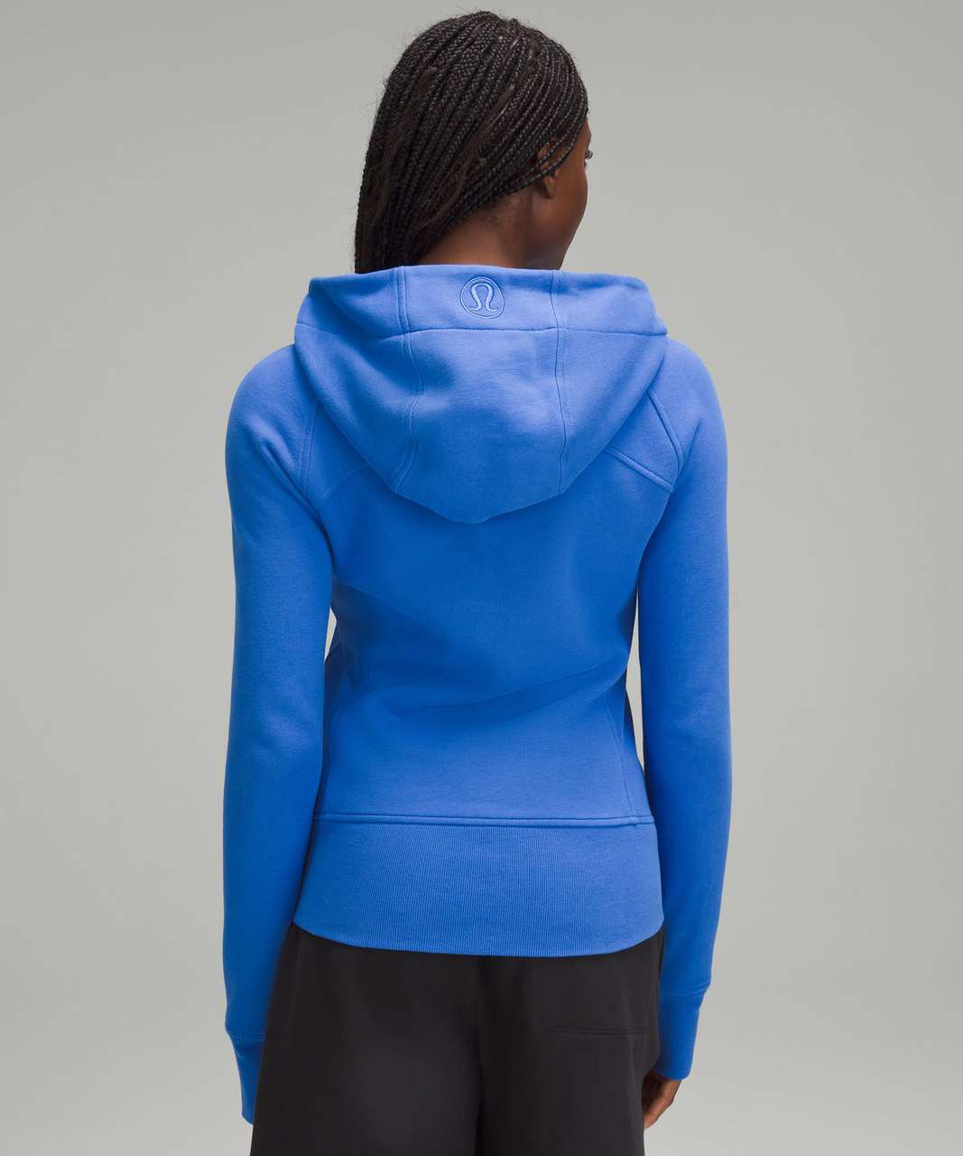 LuluLemon Scuba Full-Zip Hoodie size 4 color pipe Dream Blue