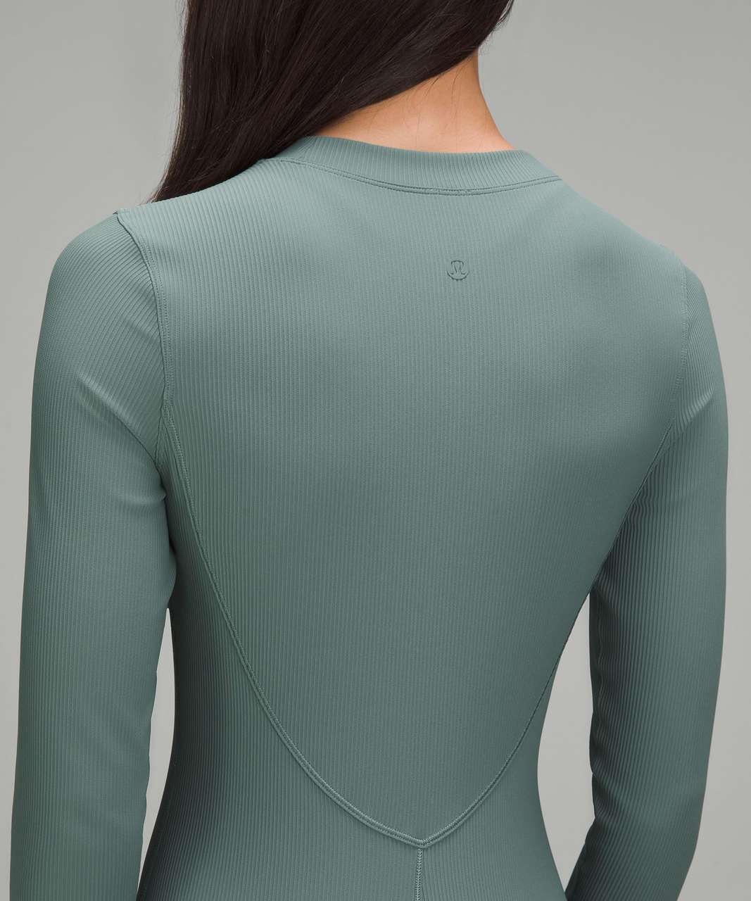 Lulu's Style Impression Sage Green Ribbed Turtleneck Long Sleeve