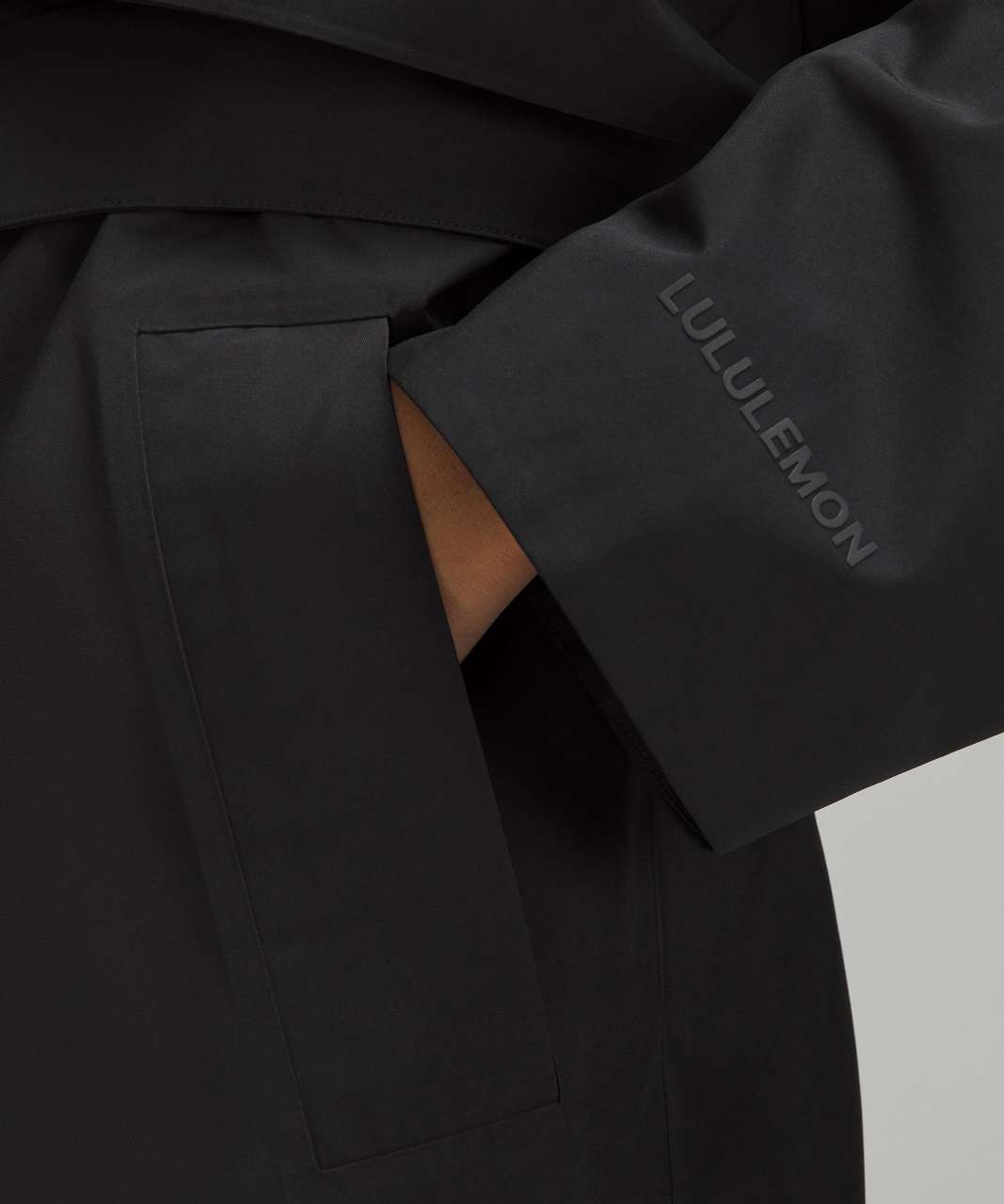 Lululemon Oversized Tie-Waist Trench Coat - Trench / Faded Zap - lulu  fanatics