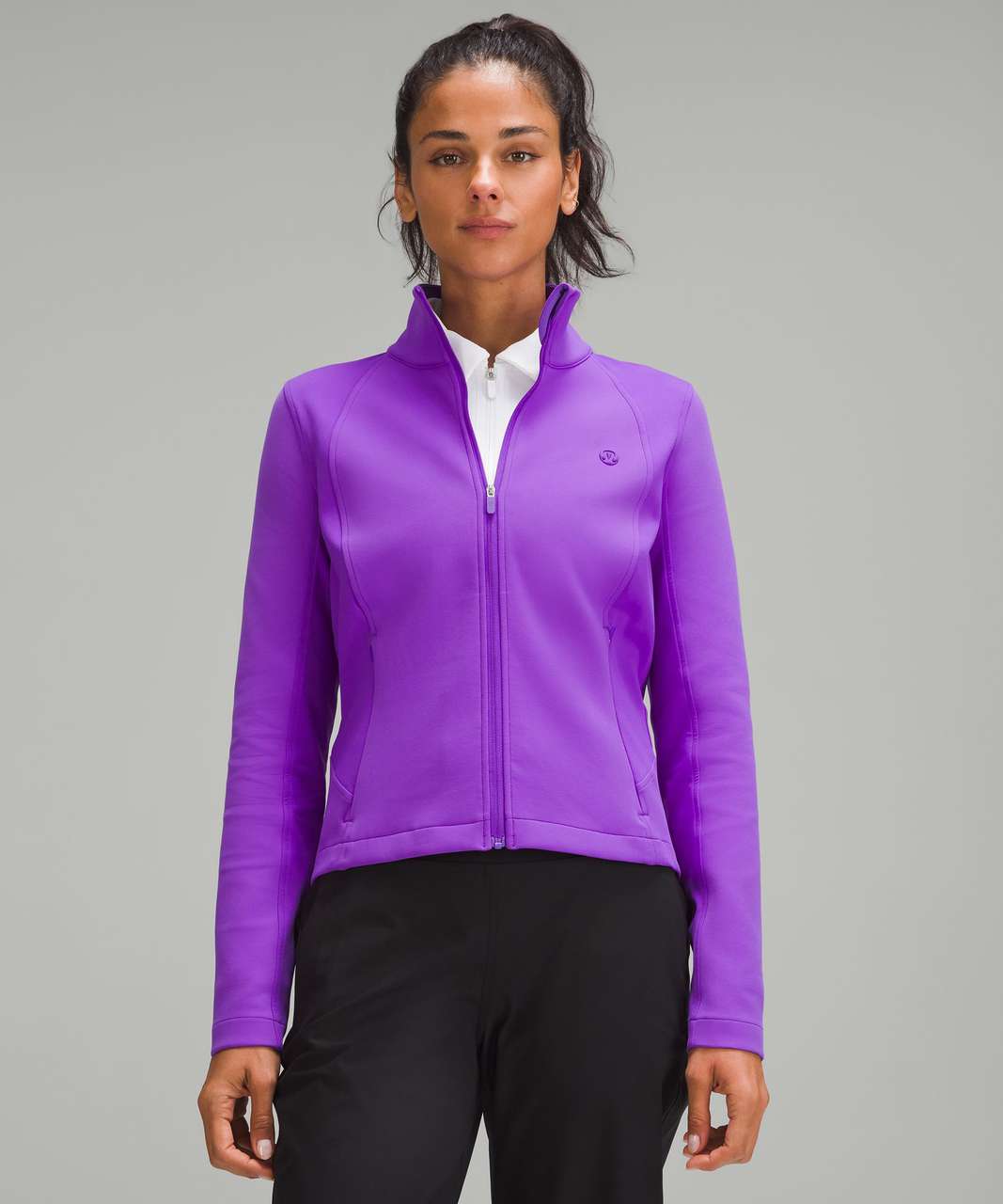 IVIVVA Lululemon Girls Athletic Perfect Your Practice Zip Up Jacket Purple  Sz 10