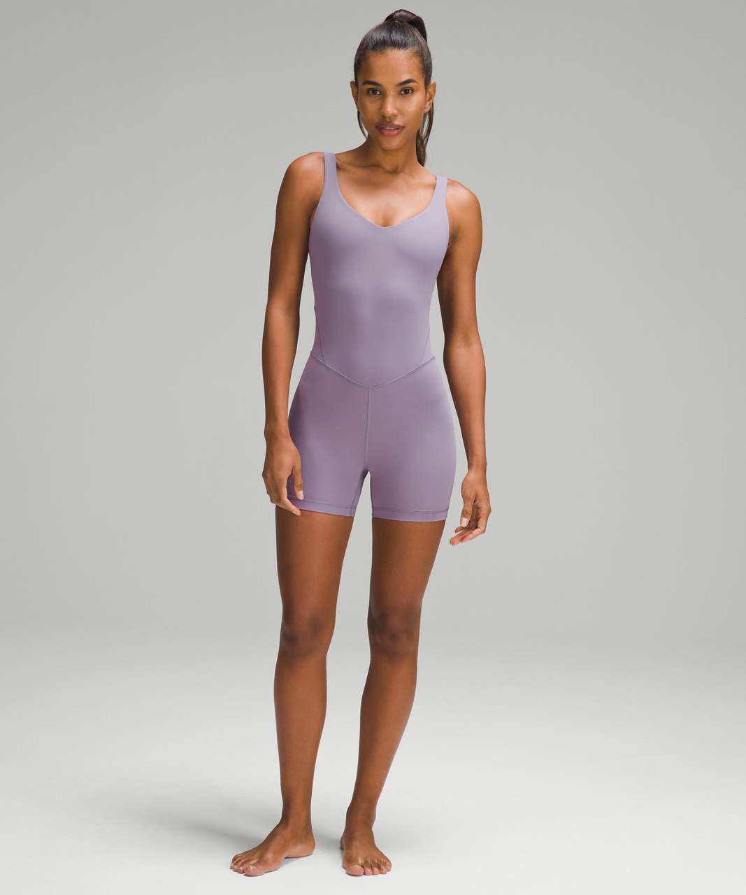 Lululemon Align Bodysuit 4" - Purple Ash