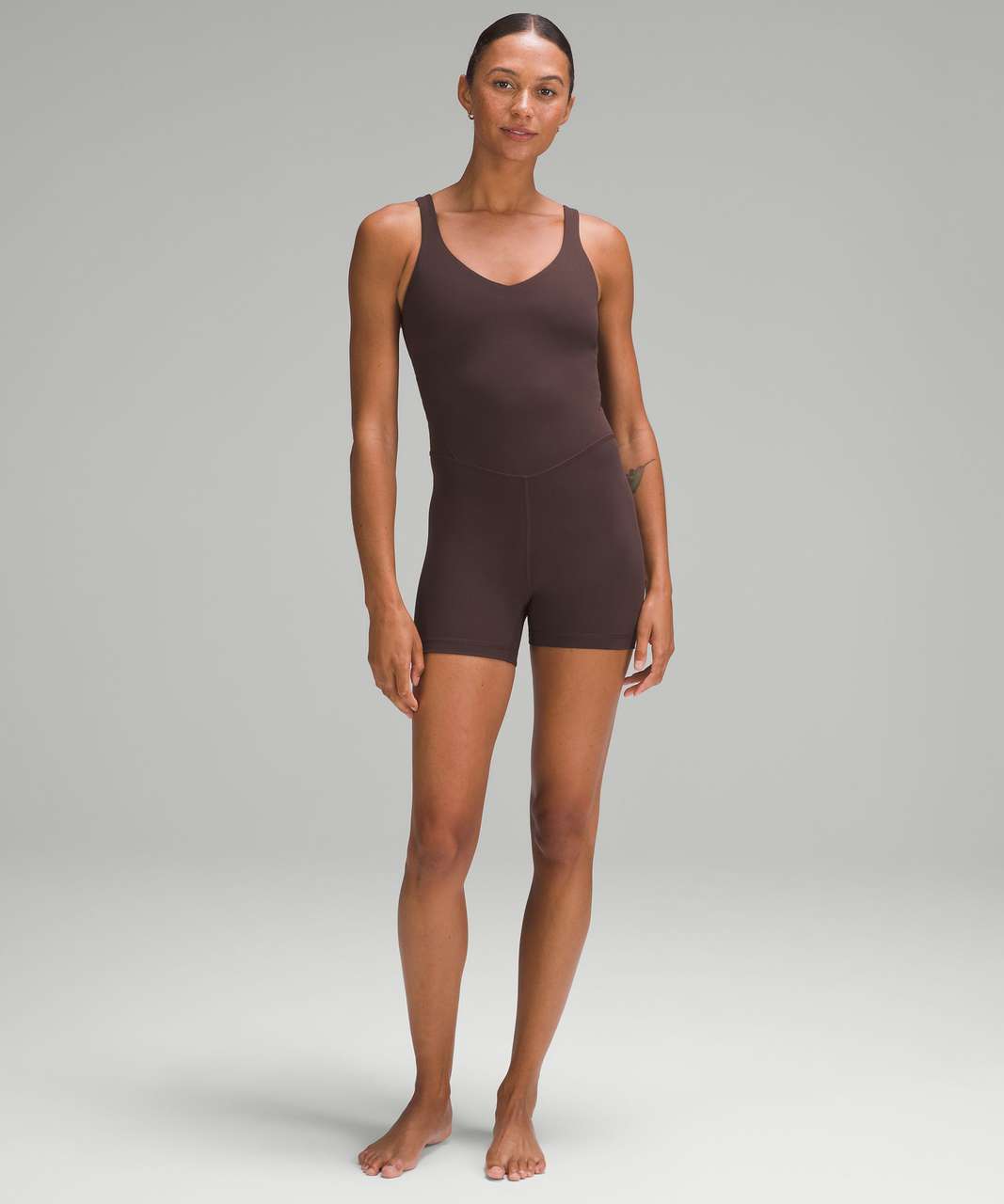 Lululemon Align Bodysuit 25 - Dusty Clay - lulu fanatics